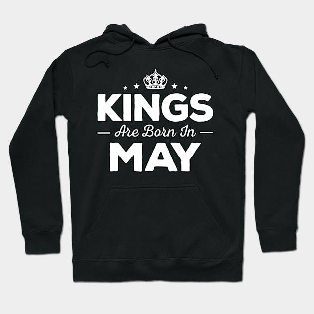 Kings Are Born In May Hoodie by mauno31